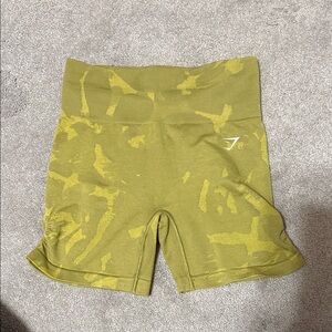 Gymshark Olive Patterned Women's Athletic Shorts